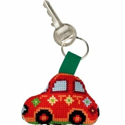 11-6114 permin nøkkelring rød fiat