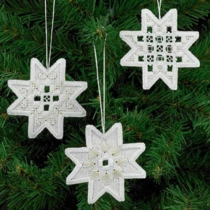 Hardanger stjerner x3