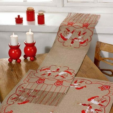 Julenisseløper i rødt