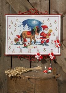 Julebroderier og adventskalender