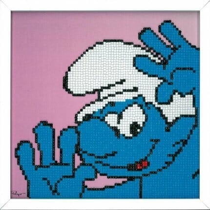 The Smurfs Hefty, Diamond painting smurfer fra Vervaco