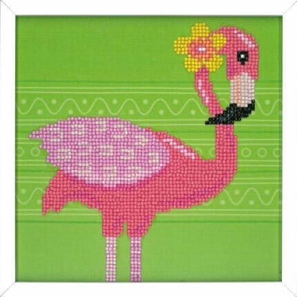 Flamingo Diamond Painting fra Vervaco