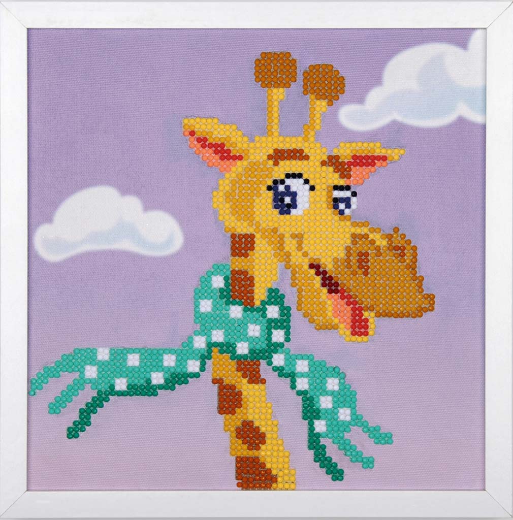 Giraffe Diamond painting barnemotiv