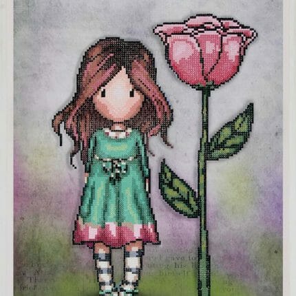 Gorjuss Thumbelina Diamond painting fra Vervaco- Ulla Garn og Broderi