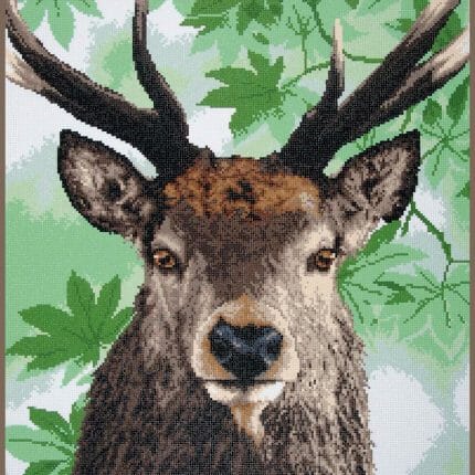 Proud red deer, Diamond paintings rådyr fra Vervaco