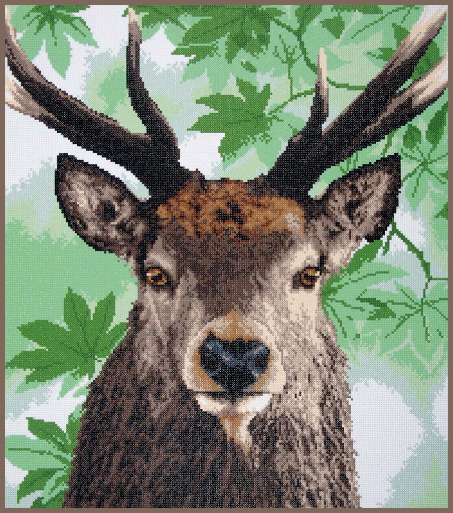 Proud red deer, Diamond paintings rådyr fra Vervaco