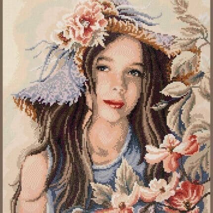 Little girl with hat