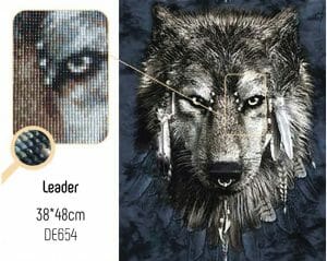 Indianer Ulv DE654 Collection art diamond painting