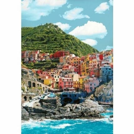 DE119 Resort Town, Feriested, Diamond Painting Collection D'Art