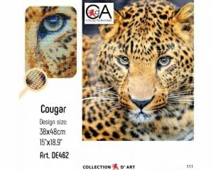 Cougar - Puma Diamond Painting fra Collection D'Art DE462