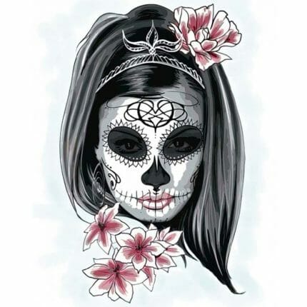 Halloween mask maske Diamond painting hodeskalle skjelett Perebroderi DE7026