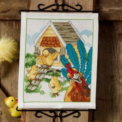 Hønsehuset broderi