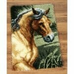 knyteteppe, hest, knytebroderi, knyting, PN-0150907
