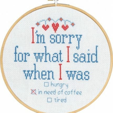 I'm sorry for what I said when