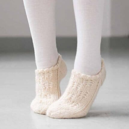 Strikk Lett på tå - søte, små ankelsokker