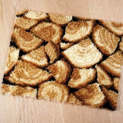 knyteteppe, vervaco, vervachtert, latch hook